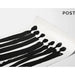 Dekorativt maleri – Enkle silhuetter | Plakat minimalistisk sort og hvid abstrakt | Poster elegant stiliseret menneskegruppe