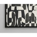 Maleri Design – Abstrakte Kurver | Plakat i sort og hvid geometrisk moderne
