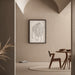 Maleri Design Sort-Hvid – Kvindelig Essens | Poster Abstrakt Minimalist Elegant