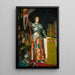 Reproduktion af maleriet - Jeanne d'Arc i rustning