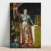 Reproduktion af maleriet - Jeanne d'Arc i rustning
