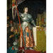 Reproduktion af maleriet - Jeanne d'Arc i rustning