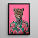 Maleri Leopard - Tropisk og Pop Art stil