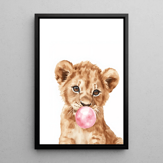 Tableau Lionceau Bubble Gum