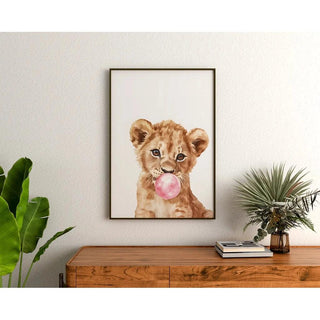 Tableau Lionceau Bubble Gum