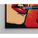 Maleri Pop Art – Rouge à Lèvres | Plakat Glamour Farverig Stil Lichtenstein