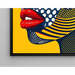 Maleri Pop Art – Visage Pop | Plakat Grafisk Farvet Stil Lichtenstein