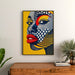 Maleri Pop Art – Visage Pop | Plakat Grafisk Farvet Stil Lichtenstein