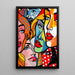 Maleri Maleri Pop Art - Fragmenterede ansigter