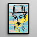 Maleri Street Art – Charlie Chaplin Pastel | Plakat Pop Art Farverig Stil Minimalistisk