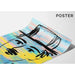 Maleri Street Art – Charlie Chaplin Pastel | Plakat Pop Art Farverig Stil Minimalistisk