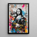Maleri Street Art – La Joconde Urbaine | Poster Graffiti Pop og Farverig af Mona Lisa