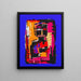 Street Art Plakat – Love Boom | Farvet Plakat i Basquiat Pop Art-stil | Moderne urban plakat til dynamisk indretning