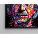 Maleri Street Art – Moderne Mosaik af Einstein | Plakat Portrait Typografisk Farvet