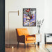 Maleri Street Art – Psykedelisk Ro | Poster Pop Art Surrealisme med Svampe og Spiralformer