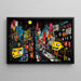 Maleri Street Art – Vibrance Urbaine | Plakat Farverig Stil Graffiti Pop Art