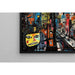 Maleri Street Art – Vibrance Urbaine | Plakat Farverig Stil Graffiti Pop Art