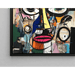 Maleri Street Art – Fraktureret Ansigt | Poster Abstrakt Urban Multifarvet | Plakat Moderne af Expressiv samtidskunst