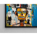 Maleri Street Art – Mekanisk Ansigt fra Gaden | Plakat Vægkunst i Pop Art Stil Basquiat