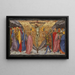 La Crucifixion - Taddeo di Bartolo — indrammet kunstværk på væggen