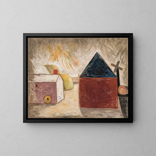 Tadeusz Makowski - Backyard in the sunshine.webp