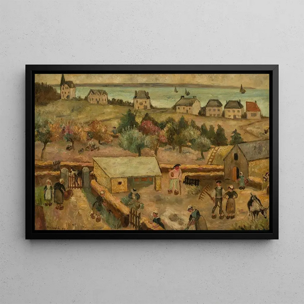 Tadeusz Makowski - Farmhouse in Keranquernat.webp