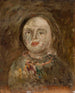 La tête de la fille - Tadeusz Makowski — visning af kunstværket
