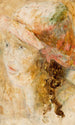 Tête de fille aux boucles - Tadeusz Makowski — visning af kunstværket