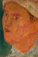 Tête de fille au chapeau - Tadeusz Makowski — visning af kunstværket