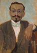 Portrait af billedhuggeren Bolesław Bażukiewicz - Tadeusz Makowski — visning af kunstværket