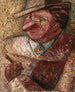 Portrait af en mand med hat og cigar - Tadeusz Makowski — visning af kunstværket