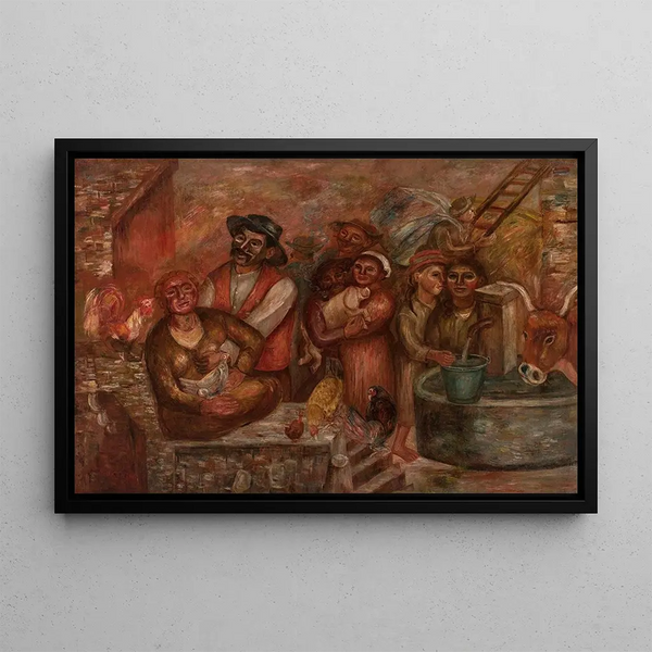 Tadeusz Makowski - Villagers.webp