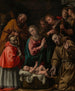 Adoration des bergers med Saint François og Saint Charles Borromée - Tanzio da Varallo — visning af kunstværket