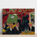 Taverne - Ernst Ludwig Kirchner — vægpræsentation af kunstværket