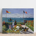 Reproduktion af maleriet Terrasse ved Sainte-Adresse af Claude Monet