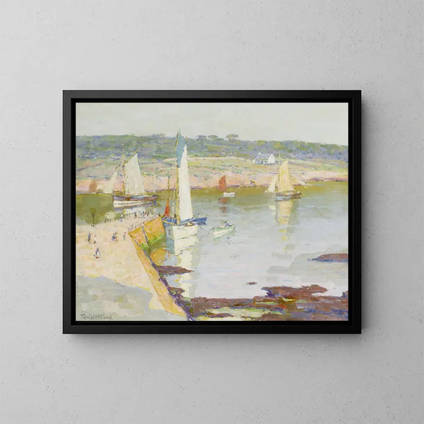 Quai de Concarneau - Terrick Williams — indrammet kunstværk på væggen
