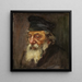 Tête d'un Juif - Samuel Hirszenberg — indrammet kunstværk på væggen