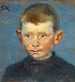 Tête d'un garçon - Peder Severin Krøyer — visning af kunstværket