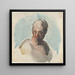 Tête d'un homme - Honor Daumier — indrammet kunstværk på væggen