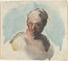 Tête d'un homme - Honor Daumier — visning af kunstværket