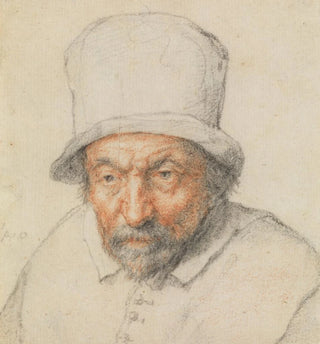 Tête d'un homme barbu avec un chapeau - Adriaen van Ostade