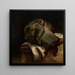 Tête d'un homme guillotiné - Théodore Géricault — indrammet kunstværk på væggen