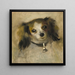 Tête de chien - Pierre-Auguste Renoir — indrammet kunstværk på væggen
