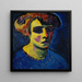 Tête de femme - Alexej von Jawlensky — indrammet kunstværk på væggen