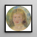 Tête de femme Jeanne Samary - Pierre-Auguste Renoir — vægpræsentation af kunstværket