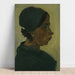 Reproduktion af maleriet Tête de paysanne - Vincent van Gogh