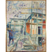 Reproduktion af maleriet The Building of the Winter Studio - Edvard Munch