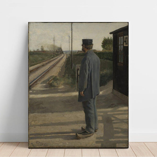 Reproduktion af maleriet The Lineman - Laurits Andersen Ring