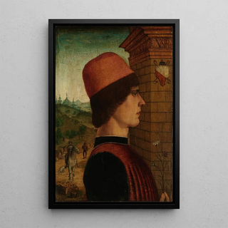 The Maestro delle Storie del Pane - Portrait of a Man possibly Matteo di Sebastiano di Bernardino Gozzadini.webp