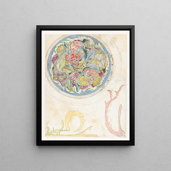 Theo Colenbrander - Drie ontwerpen voor aardewerkdecoratie voor schotel.webp